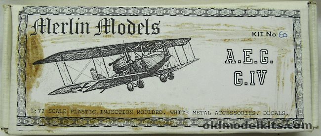 Merlin Models 1/72 AEG G-IV - (A.E.G. G.IV), 60 plastic model kit